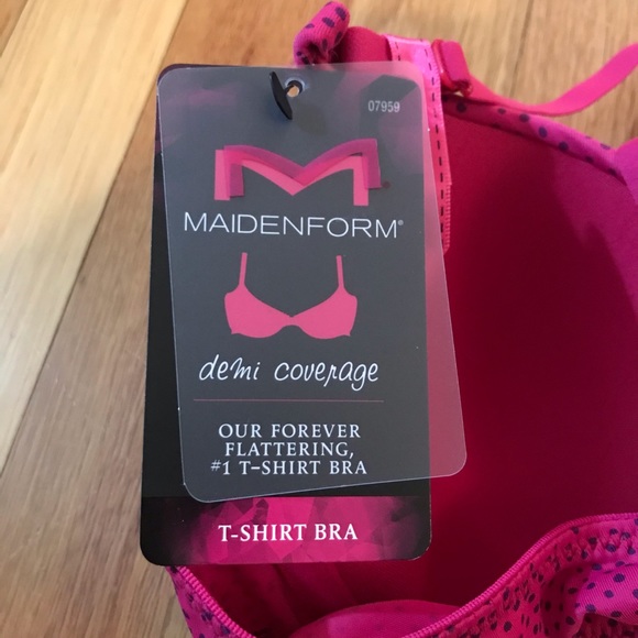 NWT Maidenform Demi Coverage T-shirt Bra - Picture 5 of 8
